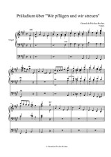 Prelude on the chorale We Plough the Fields and Scatter